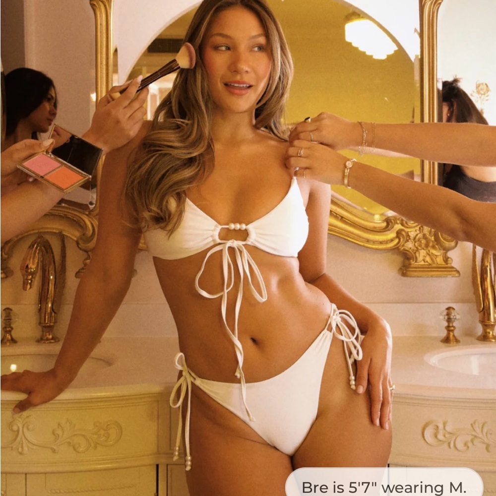 NWT Dippin Daisy’s Bride Bikini Bottoms
